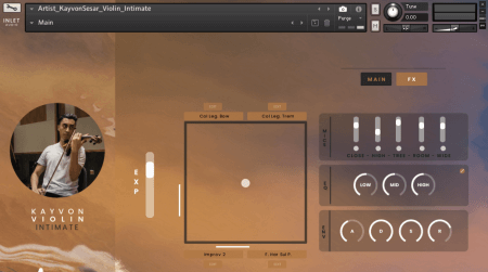 Inletaudio Kayvon Violin Intimate KONTAKT